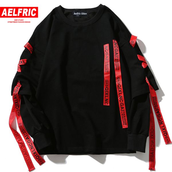 AELFRIC Autumn Hoodies Sweatshirts Men Hip Hop Punk Rock Long Sleeve Streetwear Ribbons 2018 Fashion Tops Harajuku Hoodie OF071
AELFRIC Autumn Hoodies Sweatshirts Men Hip Hop Punk Rock Long Sleeve Streetwear Ribbons 2018 Fashion Tops Harajuku Hoodie OF071