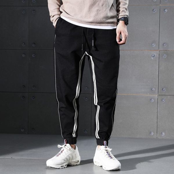 men's fashionable denim trousers, Blue