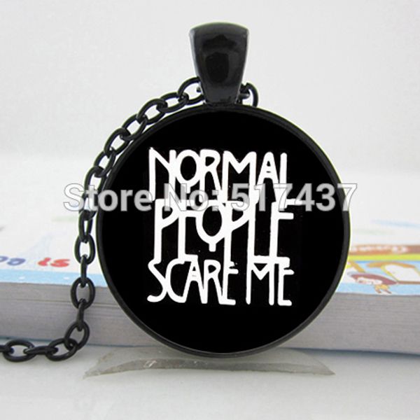 3 pcs1pc wholesale fashion round glass necklace quote necklaces pendant normal people scare me glass cabochon dome jewelry, Silver
3 pcs1pc wholesale fashion round glass necklace quote necklaces pendant normal people scare me glass cabochon dome jewelry, Silver