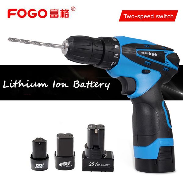 fogo 12v 16.8v 25v rechargeable lithium battery home cordless drill electric drill electric screwdriver screw gun power tools
fogo 12v 16.8v 25v rechargeable lithium battery home cordless drill electric drill electric screwdriver screw gun power tools