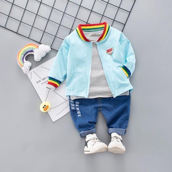 2019 autumn outfits baby girls clothes sets cute infant cotton suits zipper jacket t shirt pants 3pcs boys kids clothing, White
2019 autumn outfits baby girls clothes sets cute infant cotton suits zipper jacket t shirt pants 3pcs boys kids clothing, White