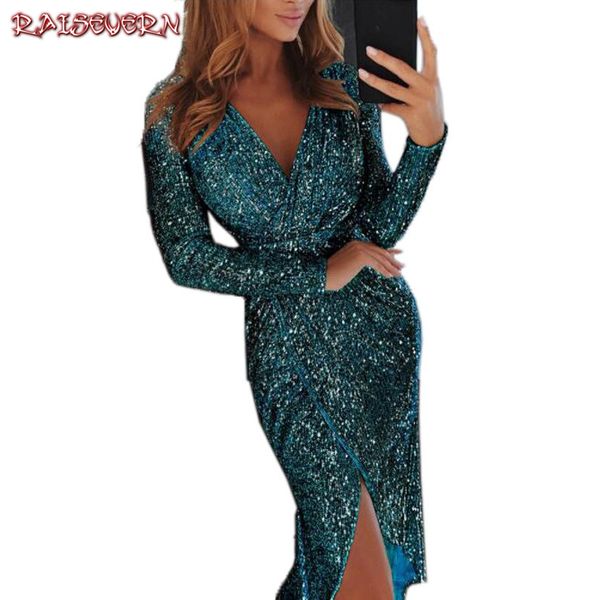 raisevern sequins dress summer 2019 slim v-neck robe femme pencli dress vintage womens formal bodycon party vestidos, Black;gray
raisevern sequins dress summer 2019 slim v-neck robe femme pencli dress vintage womens formal bodycon party vestidos, Black;gray