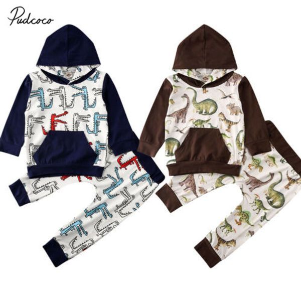 pudcoco baby boy clothes set kids cotton dinosaur hooded sweatshirt + long pants trousers casual outfit tracksuit, White
pudcoco baby boy clothes set kids cotton dinosaur hooded sweatshirt + long pants trousers casual outfit tracksuit, White