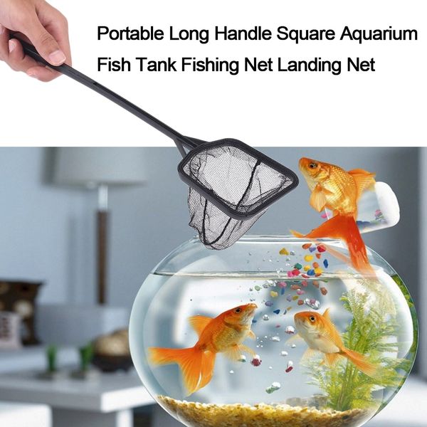 35/41/56cm portable long handle square aquarium fish tank fishing net landing net for various kinds of fish other aquarium fish 
35/41/56cm portable long handle square aquarium fish tank fishing net landing net for various kinds of fish other aquarium fish