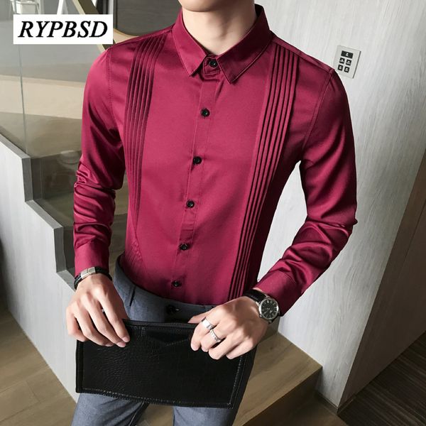 tuxedo shirts 2020 new couple men women luxury british style pleated gentleman wedding men dress shirt long-sleeved casual shirt, White;black
tuxedo shirts 2020 new couple men women luxury british style pleated gentleman wedding men dress shirt long-sleeved casual shirt, White;black