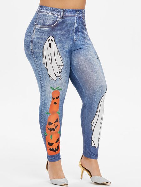 fashion plus size ghost pumpkin print halloween jeggings elastic high waist women leggings fashion skinny pants trousers 2019, Black
fashion plus size ghost pumpkin print halloween jeggings elastic high waist women leggings fashion skinny pants trousers 2019, Black