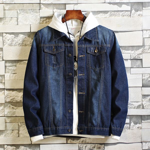 autumn new denim jacket men slim fashion washed solid color casual denim coat man streetwear hip hop bomber jacket men s-4xl, Black;brown
autumn new denim jacket men slim fashion washed solid color casual denim coat man streetwear hip hop bomber jacket men s-4xl, Black;brown