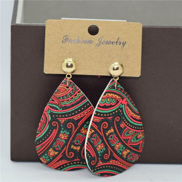 fashion jewelry leather earrings ethnic style color drop earrings retro pu printing pendant for women jewelry 2019 a801, Silver
fashion jewelry leather earrings ethnic style color drop earrings retro pu printing pendant for women jewelry 2019 a801, Silver