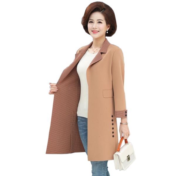women woolen trench coats 2019 new spring trench coat femme fashion slim long cardigan overcoat plus size outerwear 5xl lu769, Tan;black
women woolen trench coats 2019 new spring trench coat femme fashion slim long cardigan overcoat plus size outerwear 5xl lu769, Tan;black