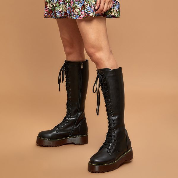 flo 19k-457 black women boots butigo t200425