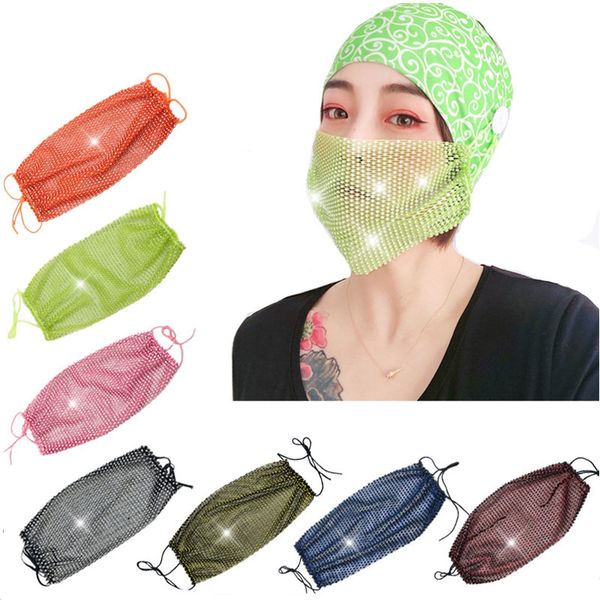 9 colors new styles female mesh flash diamond rhinestone star face masks washable personality nightclub party face mask
9 colors new styles female mesh flash diamond rhinestone star face masks washable personality nightclub party face mask