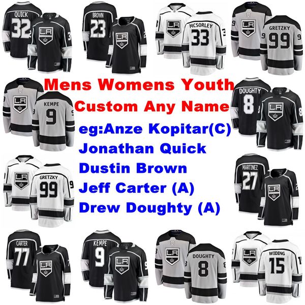 los angeles kings jerseys anze kopitar jersey jonathan quick drew doughty jeff carter dustin brown ice hockey jerseys womens custom stitched, Black;red 
los angeles kings jerseys anze kopitar jersey jonathan quick drew doughty jeff carter dustin brown ice hockey jerseys womens custom stitched, Black;red
