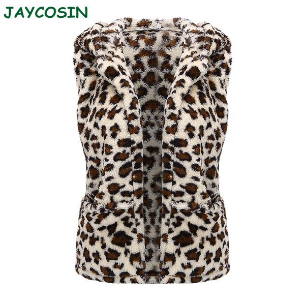 jaycosin clothes women winter warm sleeveless leopard hooded jackets coats casual long sleeve faux fur coat veste femme 1021, Black;white
jaycosin clothes women winter warm sleeveless leopard hooded jackets coats casual long sleeve faux fur coat veste femme 1021, Black;white