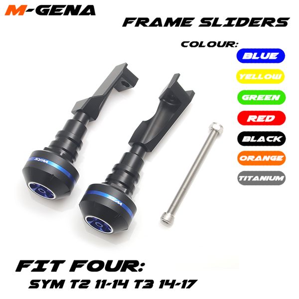motorcycle cnc aluminum falling protection frame sliders crash protector for sym t2 2011-2014 t3 2014 2015 2016 2017
motorcycle cnc aluminum falling protection frame sliders crash protector for sym t2 2011-2014 t3 2014 2015 2016 2017