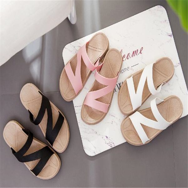 soft and comfortable slippers female summer new beach shoes stylish wear casual wild student style sandals simple slippers, Blue;gray
soft and comfortable slippers female summer new beach shoes stylish wear casual wild student style sandals simple slippers, Blue;gray