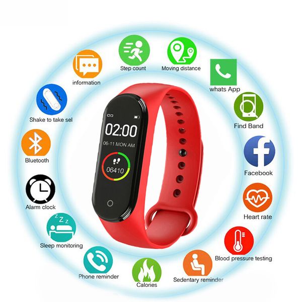 smart watch men and women heart rate monitor blood pressure fitness tracker m4 smartband sports smart bracelet for ios android, Slivery;brown
smart watch men and women heart rate monitor blood pressure fitness tracker m4 smartband sports smart bracelet for ios android, Slivery;brown