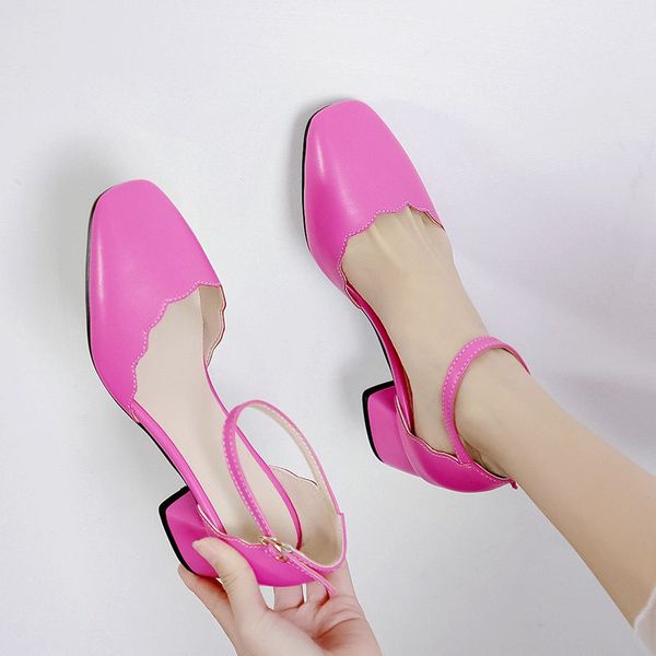 coolulu women's pink pumps mid chunky heel women ankle strap pumps d'orsay shoes casual elegant women shoes size 34-43, Black
coolulu women's pink pumps mid chunky heel women ankle strap pumps d'orsay shoes casual elegant women shoes size 34-43, Black