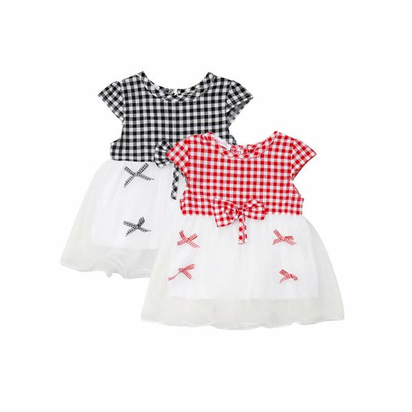 cute infant baby girls kids dress bow-knot plaid ruffle tulle summer clothes, Red;yellow
cute infant baby girls kids dress bow-knot plaid ruffle tulle summer clothes, Red;yellow