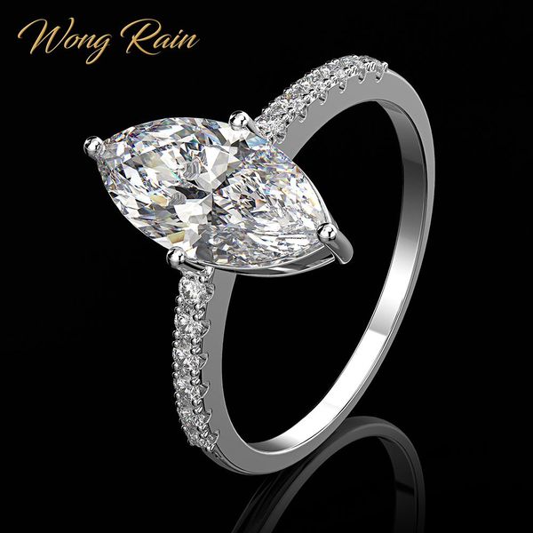 wong rain luxury 100% 925 sterling silver marquise created moissanite gemstone wedding engagement ring fine jewelry wholesale, Golden;silver
wong rain luxury 100% 925 sterling silver marquise created moissanite gemstone wedding engagement ring fine jewelry wholesale, Golden;silver