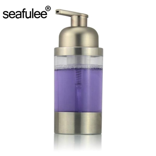 304 stainless steel counterfoaming foam soap dispenser bottle(brush finish) ps pump head 250ml
304 stainless steel counterfoaming foam soap dispenser bottle(brush finish) ps pump head 250ml