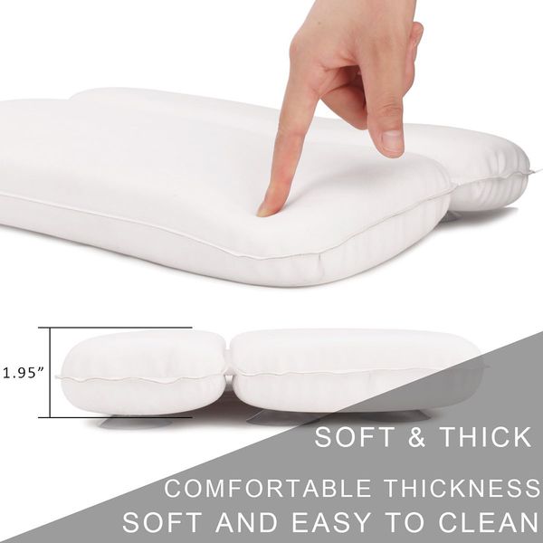 spa bath pillow non-slip bathtub headrest soft waterproof bath pillows with suction cups easy to clean bathroom other bath & t
spa bath pillow non-slip bathtub headrest soft waterproof bath pillows with suction cups easy to clean bathroom other bath & t