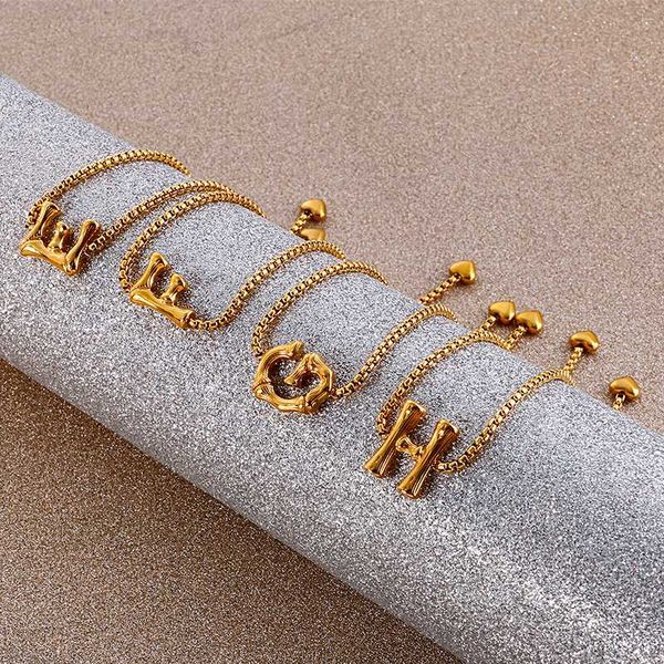 women a-z 26 letters initial bracelet gold charm pendant bangle adjustable stainless steel customized personalized bracelet new, Golden;silver
women a-z 26 letters initial bracelet gold charm pendant bangle adjustable stainless steel customized personalized bracelet new, Golden;silver