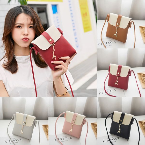 women small deer handbag lady's mini cute solid color patchwork shoulder bag cover opening bag cross body bolsas feminina#35
women small deer handbag lady's mini cute solid color patchwork shoulder bag cover opening bag cross body bolsas feminina#35