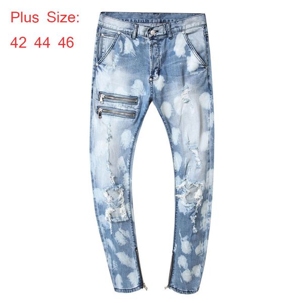 plus size 42 44 46 elastic fashion men's jeans straight classical jeans men stretch simple cotton big men basic pants, Blue
plus size 42 44 46 elastic fashion men's jeans straight classical jeans men stretch simple cotton big men basic pants, Blue
