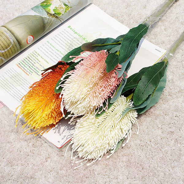 large princess protea cynaroides branch artificial flowers flores artificiales for home wedding decoration fake plants
large princess protea cynaroides branch artificial flowers flores artificiales for home wedding decoration fake plants