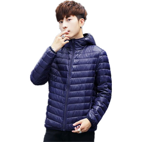 nice men hooded ultralight white duck down jacket warm jacket line portable package men pack coat parkas outdoors, Black
nice men hooded ultralight white duck down jacket warm jacket line portable package men pack coat parkas outdoors, Black