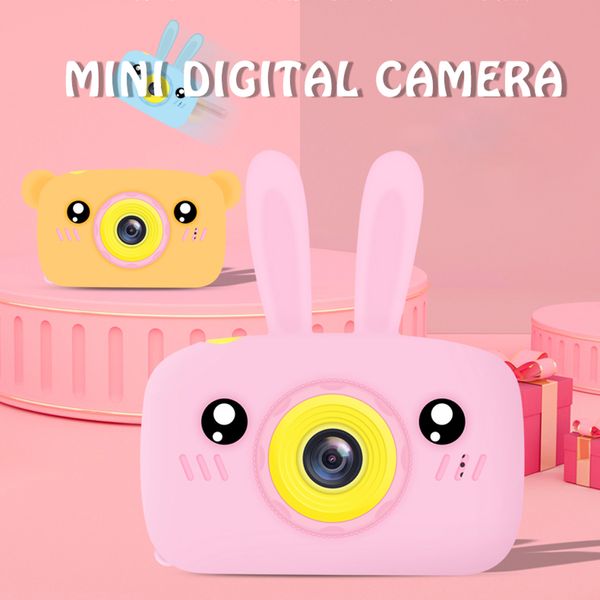 

portable children cameras 1200w hd mini kids digital p camera cute 2 inches ips screen mini camera toy gift for kids child