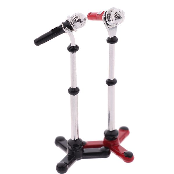1:12 scale doll house cute mini metal microphone model dollhouse miniature furniture accessories
1:12 scale doll house cute mini metal microphone model dollhouse miniature furniture accessories