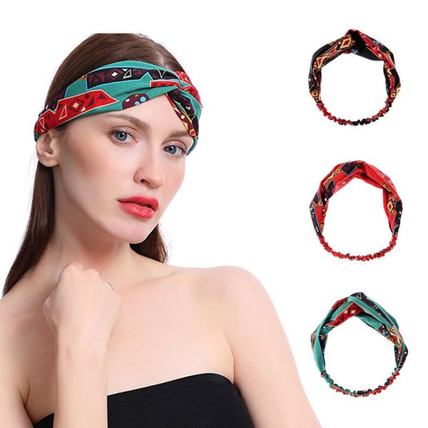 national style printed chiffon headband rope elastic hair bands cross hair hearband women female turban accessories
national style printed chiffon headband rope elastic hair bands cross hair hearband women female turban accessories