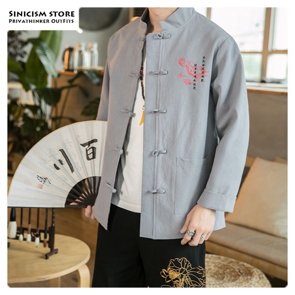 sinicism store men chinese style vintage 2019 autumn print jackets mens loose black streetwear jackets male clothes oversize, Black;brown
sinicism store men chinese style vintage 2019 autumn print jackets mens loose black streetwear jackets male clothes oversize, Black;brown