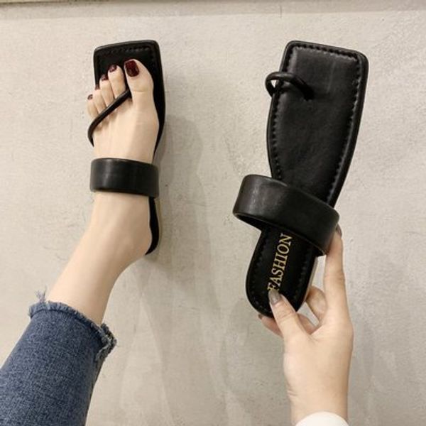 slippers women 2020 summer new set toe breathable low heel korean fashion wear, Black
slippers women 2020 summer new set toe breathable low heel korean fashion wear, Black