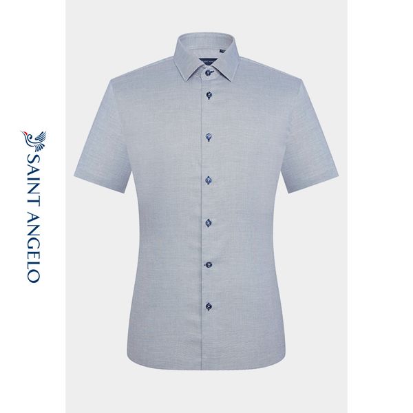 summer sleeve business men's men short casual cotton shirt for new wnpre