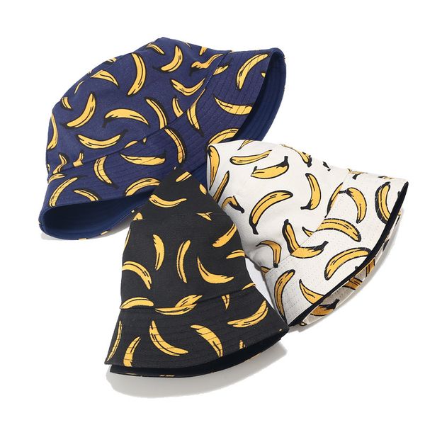2020 new banana print double-sided fisherman hat tide men and women street hip-hop sun hat cotton couple basin hats
2020 new banana print double-sided fisherman hat tide men and women street hip-hop sun hat cotton couple basin hats