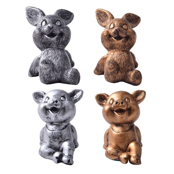 4pcs vintage style mini animal statue resin rabbit pig rabbit-golden
4pcs vintage style mini animal statue resin rabbit pig rabbit-golden