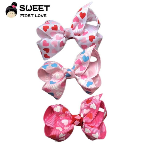 20pc/lot 3" pink heart grosgrain hair bows barrette valentine's day ribbon hair clips for women diy girls accessories mujer, Slivery;white
20pc/lot 3" pink heart grosgrain hair bows barrette valentine's day ribbon hair clips for women diy girls accessories mujer, Slivery;white