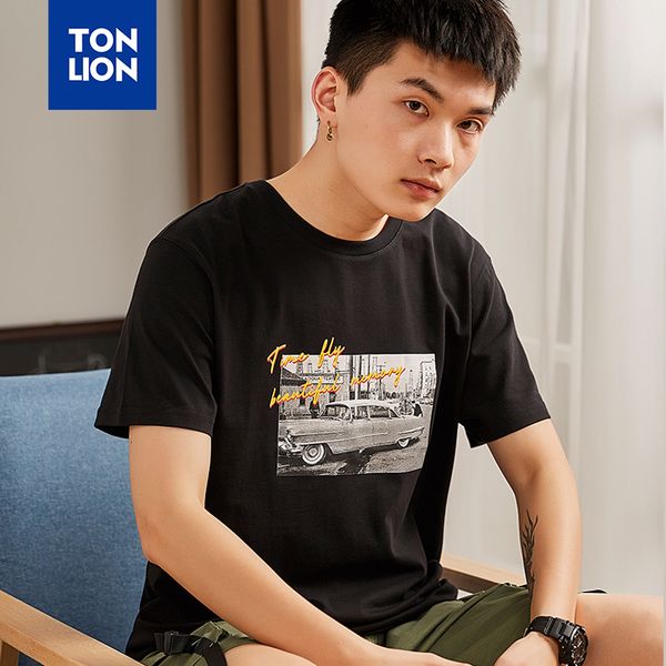 tonlion retro car print t shirts men cotton short sleeve black tees round neck summer clothes for man basic undershirt, White;black
tonlion retro car print t shirts men cotton short sleeve black tees round neck summer clothes for man basic undershirt, White;black