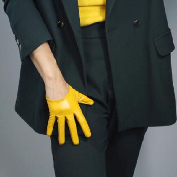 women' fashion yellow color slim faux pu leather glove lady' club performance formal party leather short glove r2094, Blue;gray
women' fashion yellow color slim faux pu leather glove lady' club performance formal party leather short glove r2094, Blue;gray