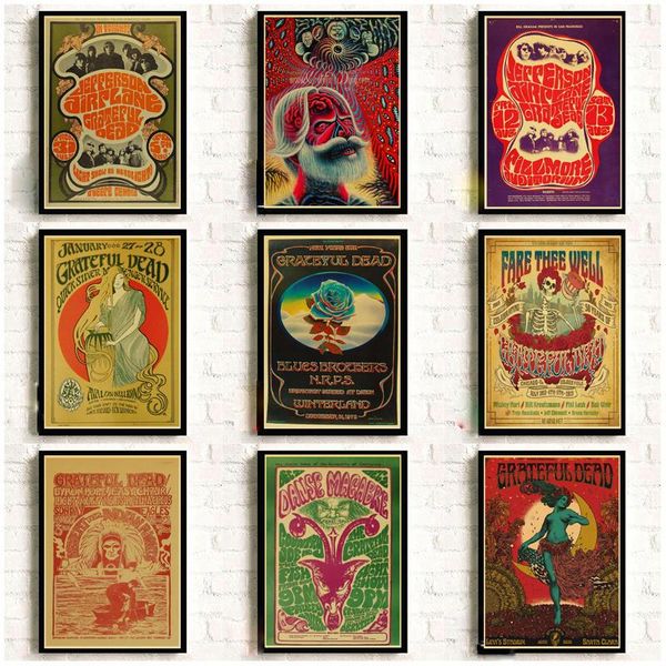 рок музыка grateful dead ретро плакаты крафт бумага стены высокого качества картина для наклейки домашнего декора стен
рок музыка grateful dead ретро плакаты крафт бумага стены высокого качества картина для наклейки домашнего декора стен