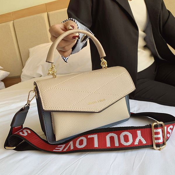 europe fashion women's bags women's messenger bags 2020 new wide shoulder straps handbags hit color small flap bag shoulder
europe fashion women's bags women's messenger bags 2020 new wide shoulder straps handbags hit color small flap bag shoulder