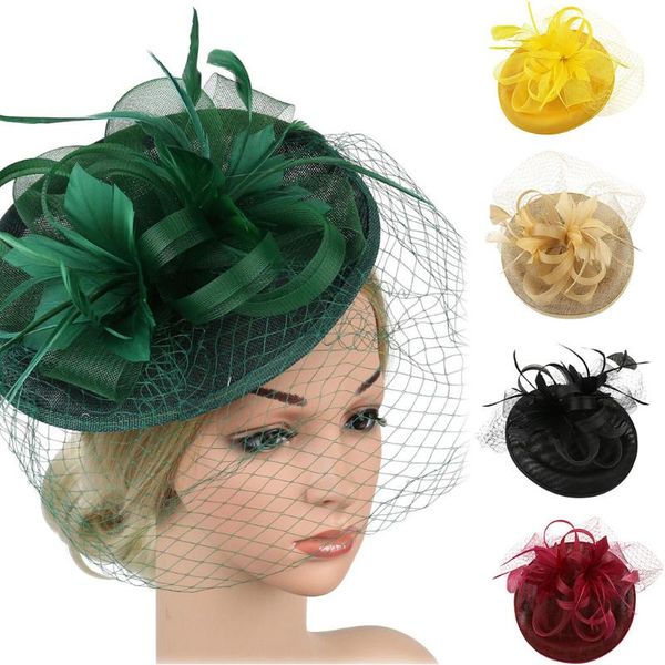 hair accessories women's elegant hat strap flower feather party clip headband accessory wedding #4
hair accessories women's elegant hat strap flower feather party clip headband accessory wedding #4
