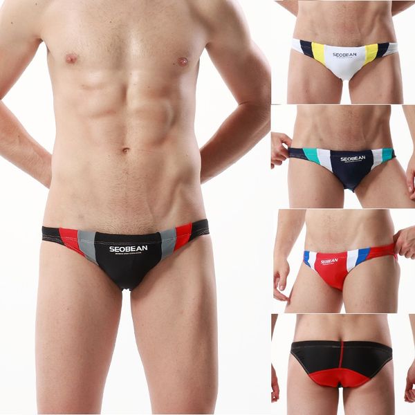amazing seobean mens low rise sport swimwear trunk boxer brief bikini swimsuit men swimming pool patchwork shorts
amazing seobean mens low rise sport swimwear trunk boxer brief bikini swimsuit men swimming pool patchwork shorts