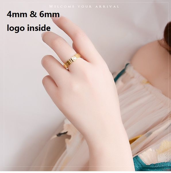 new 4mm 6mm crystal logo inside titanium steel classic stainless steel screw rings gold filled wedding love ring for women, Slivery;golden
new 4mm 6mm crystal logo inside titanium steel classic stainless steel screw rings gold filled wedding love ring for women, Slivery;golden