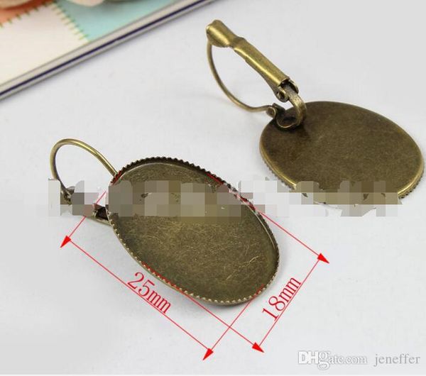 100pcs/lot new diy earrings base antique bronze gem earring base accessories 18x25mm gem french ear hook diy retro bronze earrings, Silver
100pcs/lot new diy earrings base antique bronze gem earring base accessories 18x25mm gem french ear hook diy retro bronze earrings, Silver