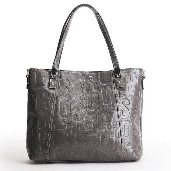 2020 spring and summer new leather female bag letter embossed first layer leather tote bag fashion shoulder bags
2020 spring and summer new leather female bag letter embossed first layer leather tote bag fashion shoulder bags