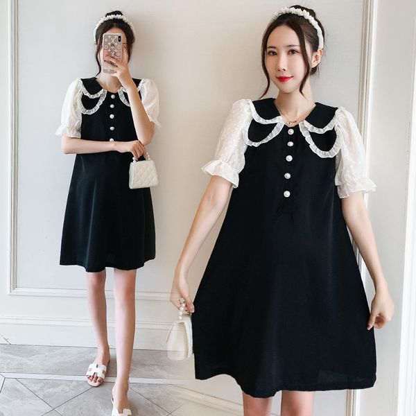 183# maternity clothes summer cotton slimming short sleeve loose stylish a line dress for pregnant women mom dress, White
183# maternity clothes summer cotton slimming short sleeve loose stylish a line dress for pregnant women mom dress, White