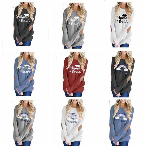 mama bear graphic t shirts moms girl tees happy camper autumn patched letter long sleeves monogram rainbow print pullovers lxl602-1, Blue
mama bear graphic t shirts moms girl tees happy camper autumn patched letter long sleeves monogram rainbow print pullovers lxl602-1, Blue